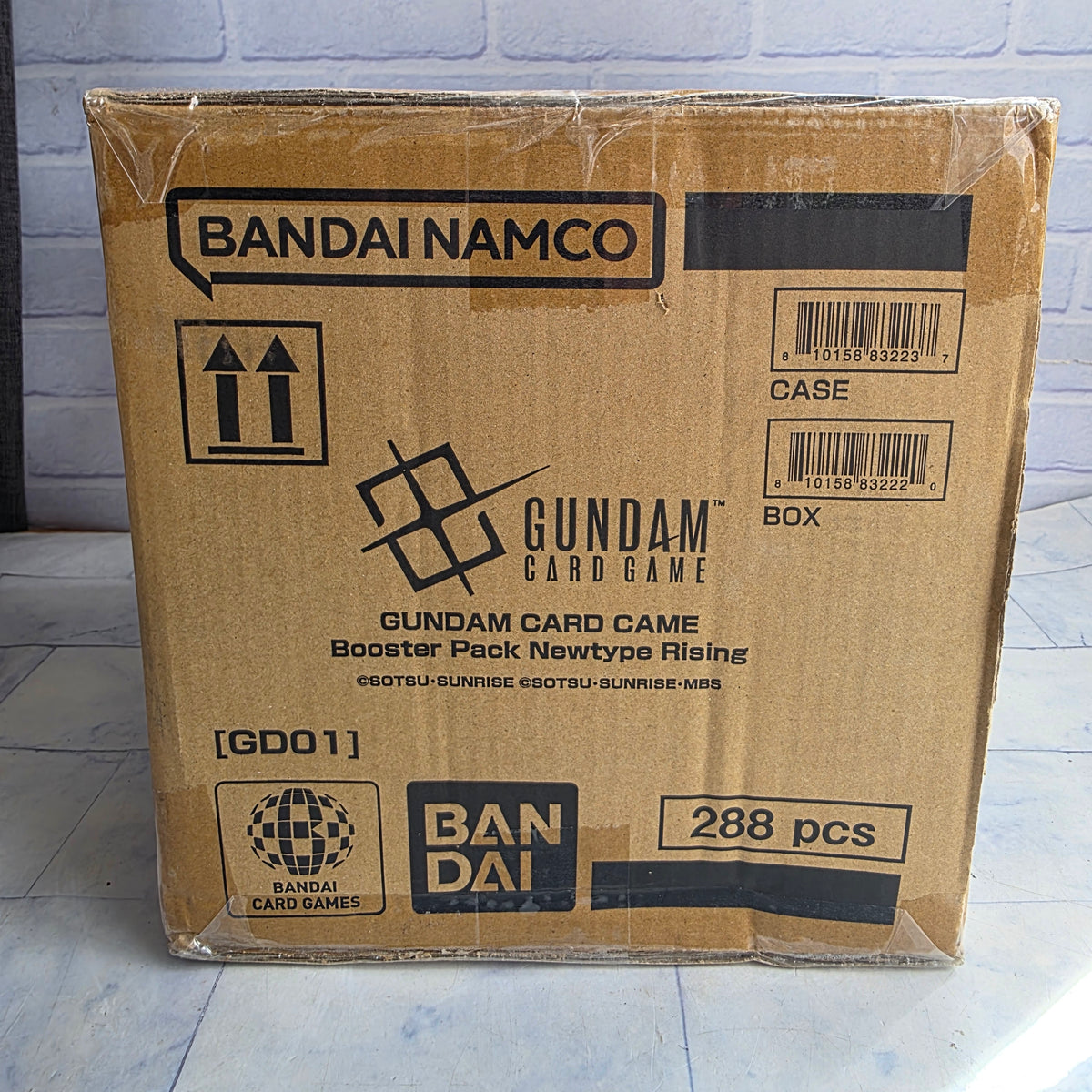 Gundam Card Game Newtype Rising GD01 Booster Box Case Sealed Case