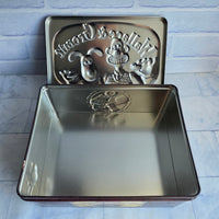 Wallace & Gromit Biscuit Tin The View - O - Matic TV Set 3D Lunch Box Vintage