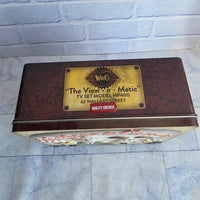Wallace & Gromit Biscuit Tin The View - O - Matic TV Set 3D Lunch Box Vintage