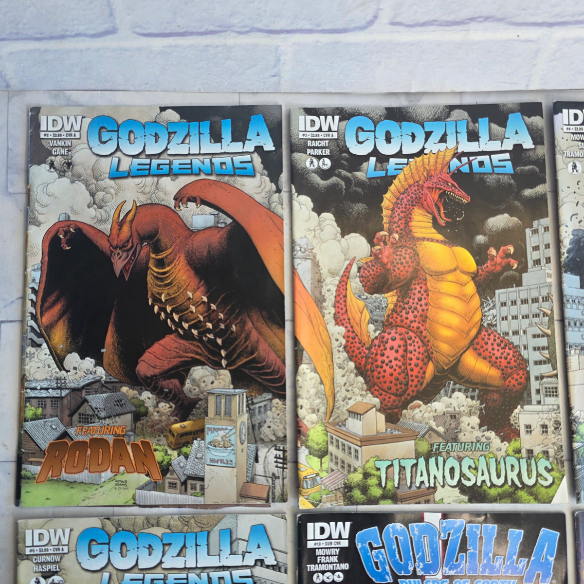Godzilla Legends Comic Bundle IDW Rodan Titanosaurus Hedorah