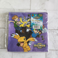 
              Digimon Birthday Party Supplies Vintage 2000 Napkins Invitations Tablecovers New
            