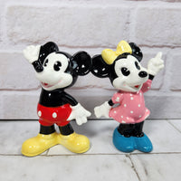 
              Mickey + Minnie Mouse Ceramic Figurine Bundle - Disney Japan 1960's
            