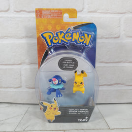 Pokemon Popplio Vs Pikachu Figure Pack - New Sealed
