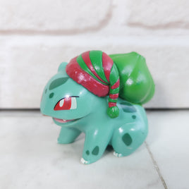 Pokemon Bulbasaur Figure - Christmas Hat - Wicked Cool Toys