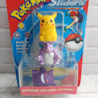 
              Pokemon Sliders Figure Set - New Sealed - Pikachu Gengar Nidoking
            