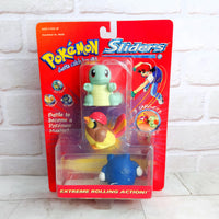 
              Pokemon Sliders Figure Set - New Sealed - Squirtle Pidgeotto Poliwhirl
            