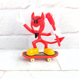 Tech Deck Dude Devil Man Figure With Magnetic Skateboard - Vintage 2001