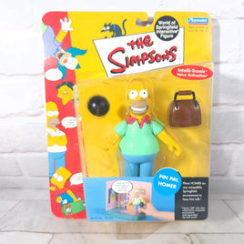 The Simpsons Pin Pal Homer - World Of Springfield Interactive Figure - Playmates 2001