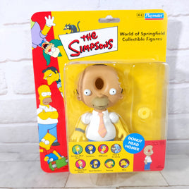 The Simpsons Donut Head Homer - World Of Springfield Interactive Figure - Playmates 2001