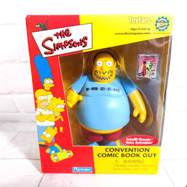 The Simpsons Convention Comic Book Guy - World Of Springfield Interactive Figure - Playmates 2001