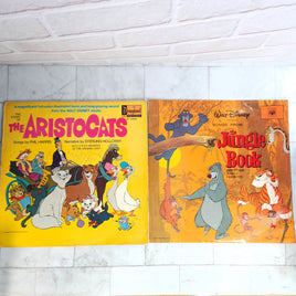 The Aristocats + Jungle Book Disney Vinyl Bundle - Vintage