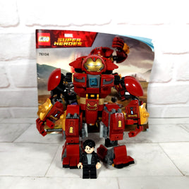 Lego The Hulkbuster Smash Up 76104 + Tony Stark Minifig
