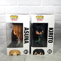 
              Asuna 81 + Kirito 82 Funko Pop Bundle - Sword Art Online
            