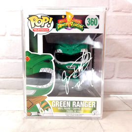 Green Power Ranger 360 Funko Pop Jason David Frank Signed Autograph Beckett COA