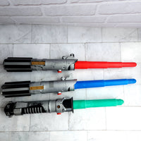 
              Star Wars Lightsaber Bundle Full Size Luke Skywalker Yoda Darth Vader
            