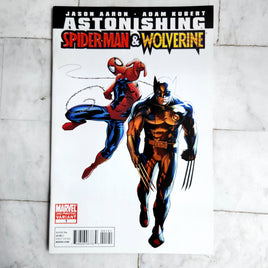 Astonishing Spiderman + Wolverine Comic Issue 1 Variant Rare - Marvel 2010 - NM