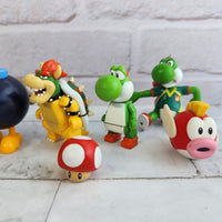 
              K'NEX Mario Figure Bundle - Bowser Yoshi Bob-omb Cheep Cheep
            