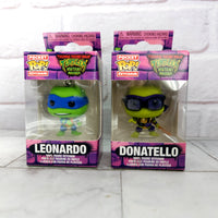 
              Funko Keychain Bundle Donatello Leonardo TMNT Mutant Mayhem Vinyl Keyring New
            