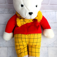 
              Rupert Bear Pyjama Bag Plush Toy - Golden Bear 1991
            