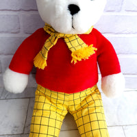 
              Rupert Bear Hand Puppet 17" Plush Toy - Lefray Toys 1991
            