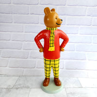 
              Rupert Classics Brown Face Rupert Bear Figurine Statue Limited Edition 1973 In Box
            