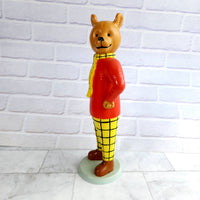 
              Rupert Classics Brown Face Rupert Bear Figurine Statue Limited Edition 1973 In Box
            