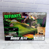 
              Defiants Blitzforce 4x4 Operation: Bridge Blitz - New In Box + Gonna Gitcha Car
            