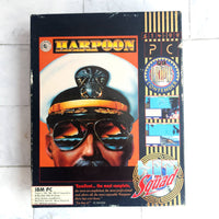 
              Harpoon IBM PC Game Big Box Complete + Extra Battle Sets, Tactics + Scenario Editor
            