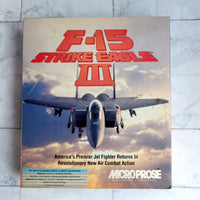 
              F-15 Strike Eagle 3 PC Game Big Box Complete Micropose Hasbro 1992
            