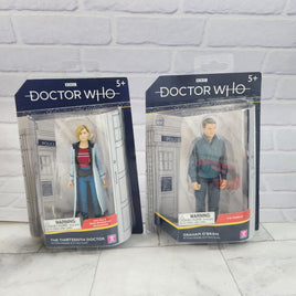 Doctor Who 13th Doctor + Graham O'Brien Action Figure Bundle