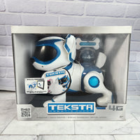 
              Teksta Robotic Puppy Dog 4G Blue Robot Pet with Ball and Bone - New
            