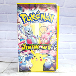 Pokemon The First Movie Mewtwo vs Mew VHS Tape