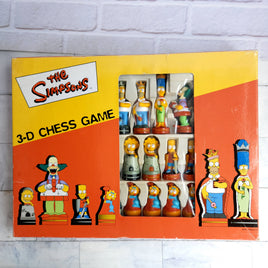 The Simpsons 3D Chess Set Vintage (2000) Complete