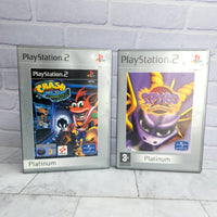 
              Crash Bandicoot Wrath Of Cortex + Spyro Enter The Dragonfly PS2 Game Bundle
            