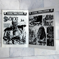 
              2000 AD Slaine The Megascan Comic Book Giant Poster A5 Vintage 1983
            