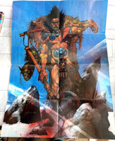 
              2000 AD Slaine The Megascan Comic Book Giant Poster A5 Vintage 1983
            