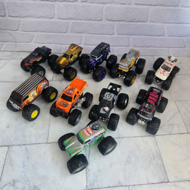 Hot Wheels Monster Jam  Monster Trucks Bundle x10