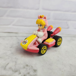 Hot Wheels Mario Kart Cat Peach Pink Standard Kart Diecast Nintendo Mattel