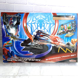 Marvel Spiderman Showdown Track Set Spiderman Vs Lizard Majorette Rare New 2012