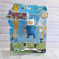 
              Adventure Time Finn Action Figure With Golden Sword New In Box Jaswares 2015
            