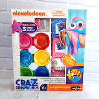 
              Nickelodeon CRA-Z-Compounds Set Slime 4 Compound Multi Pack Modelling Dough
            