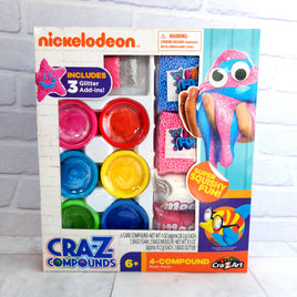 Nickelodeon CRA-Z-Compounds Set Slime 4 Compound Multi Pack Modelling Dough