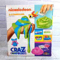 
              Nickelodeon CRA-Z-Compounds Set Slime 4 Compound Multi Pack Modelling Dough
            