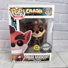 Crash Bandicoot 273 Funko Pop Glow In The Dark Exclusive