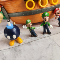 
              Super Mario Deluxe Bowser's Air Ship Playset with Action Figures Pirate Ship
            