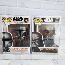 Star Wars Funko Pop Bundle - Darth Vader 539 Mandalorian 345