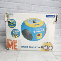 
              Despicable Me Minions Lexibook Portable Radio CD Player Aux With Box and Manual
            