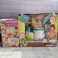 
              Girl Gourmet Fondant Cake Maker + Lets Cook Smoothie Maker Bundle Child Friendly
            