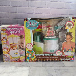 Girl Gourmet Fondant Cake Maker + Lets Cook Smoothie Maker Bundle Child Friendly