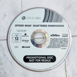 Spider-Man: Shattered Dimensions - Xbox 360 Promotional Promo Disc - Rare